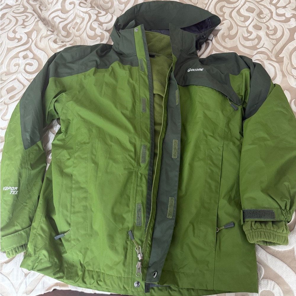 Jacket 3 in 1 Acome green Size L Men